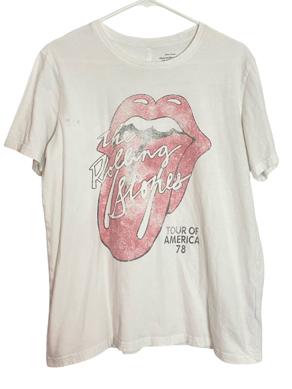 The Rolling Stones Band Tee Tshirt Mens Unisex Size Medium Chest 20 Length 25